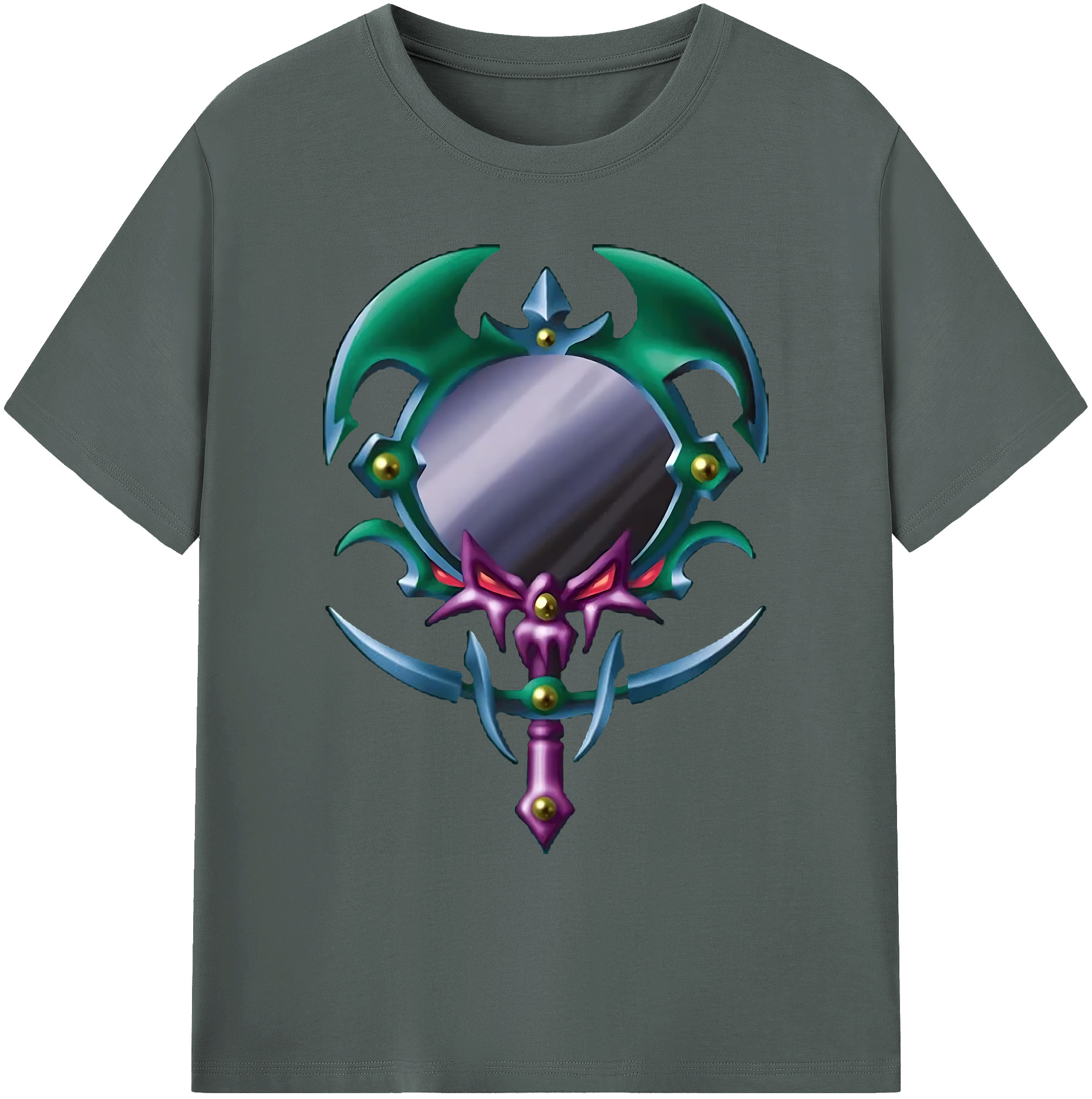 （画像用） 遊☆戯☆王 Yu-Gi-Oh! 綿100％ メンズ半袖Tシャツ｜肌触りやわらか＆通気性